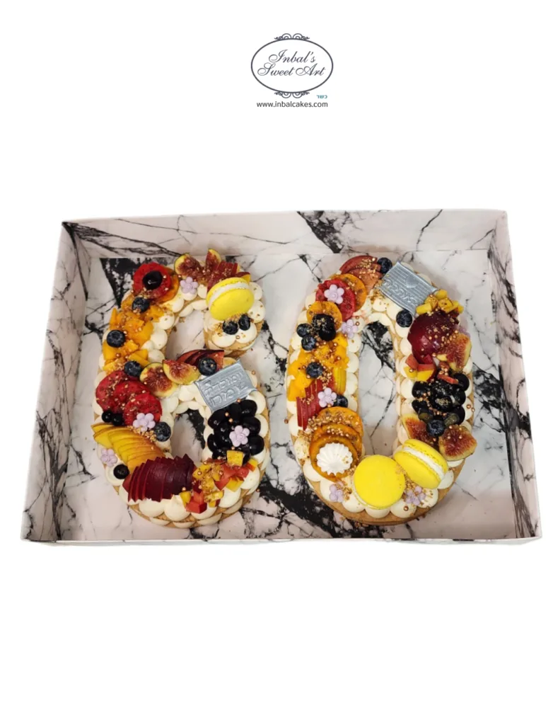 עוגת מספרים 60