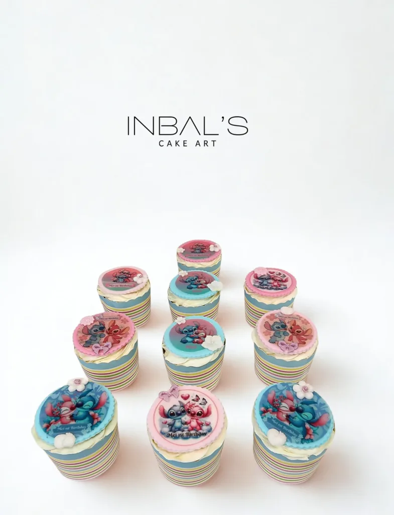 קאפקייקס בעיצוב לילו וסטיץ'