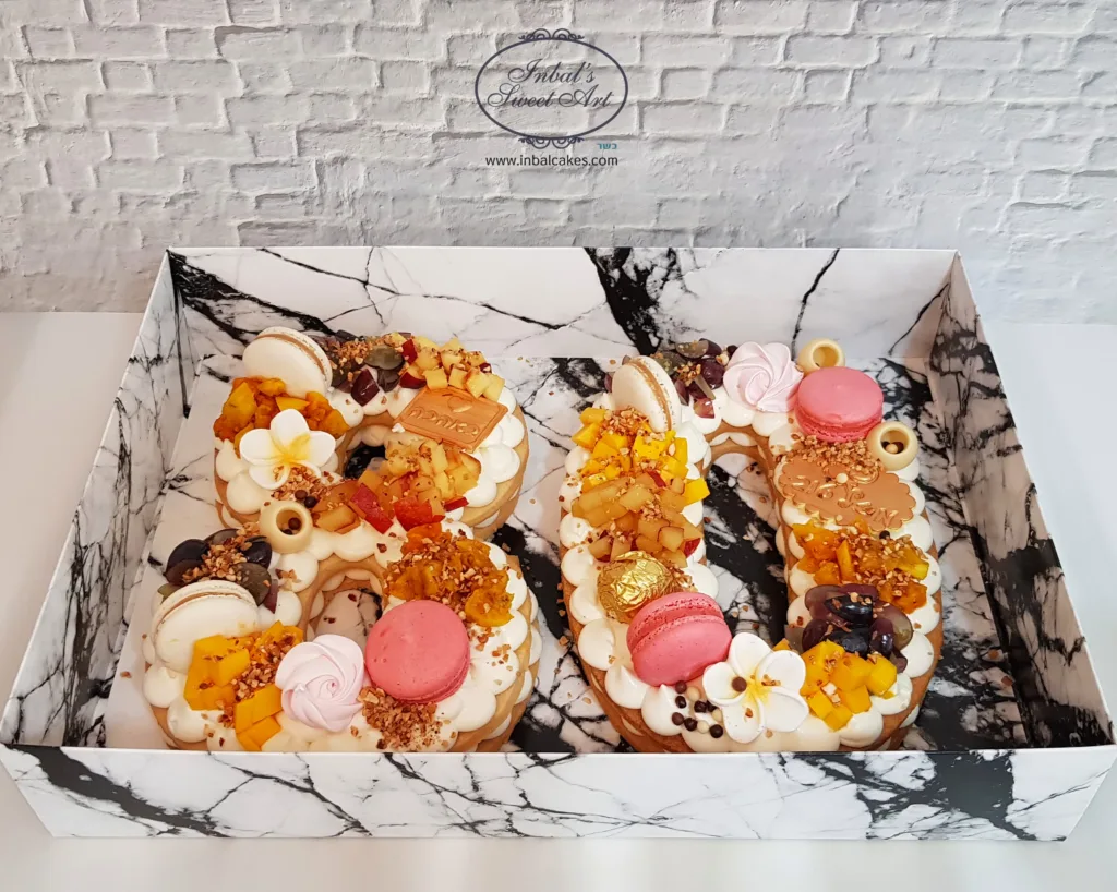 ענבל שלו עוגת מספרים פירות