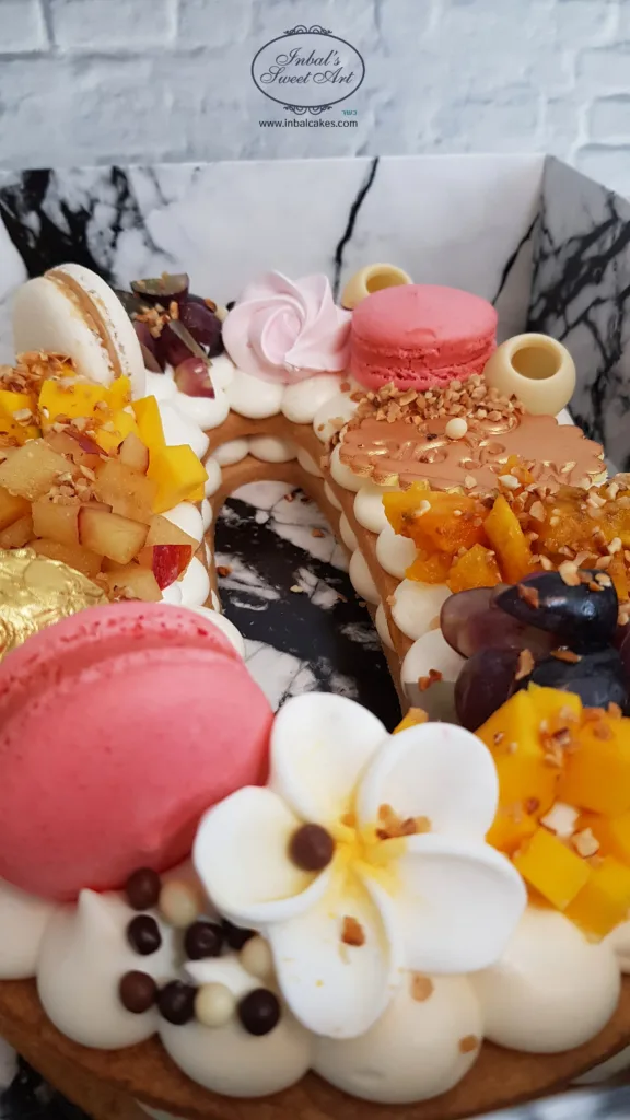 ענבל שלו עוגת מספרים פירות