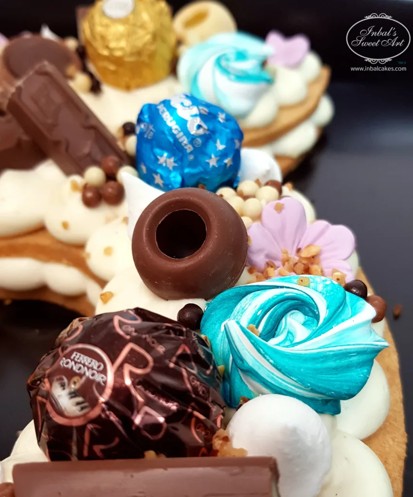 ענבל שלו עוגת מספרים שוקולד