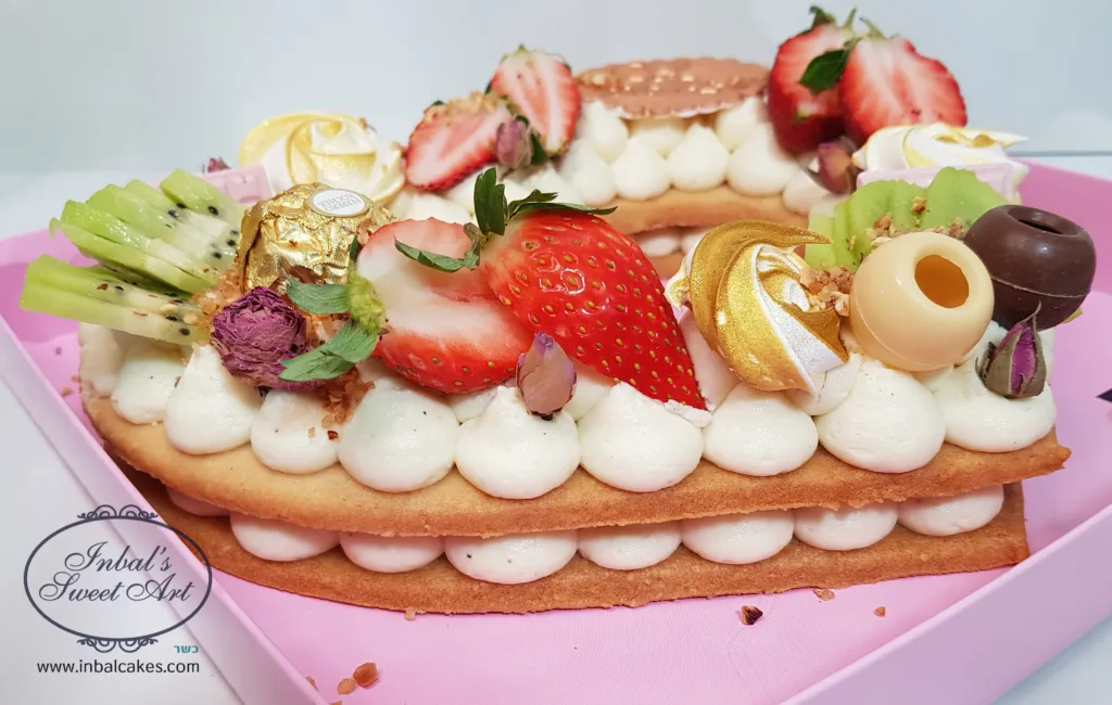 ענבל שלו עוגת מספרים פירות