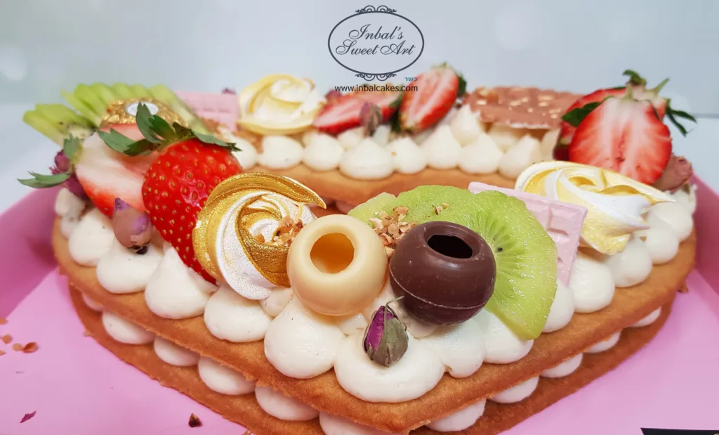 ענבל שלו עוגת מספרים פירות