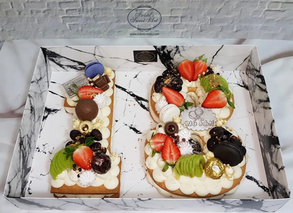 ענבל שלו עוגת מספרים פירות