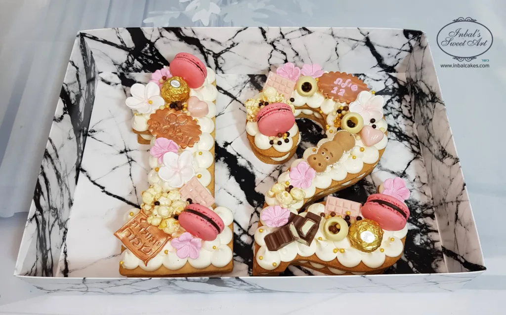 ענבל שלו עוגת מספרים פירות