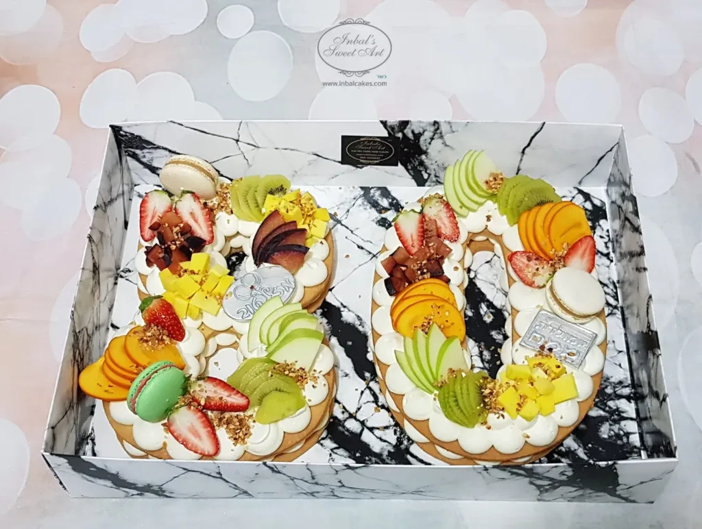 ענבל שלו עוגת מספרים פירות